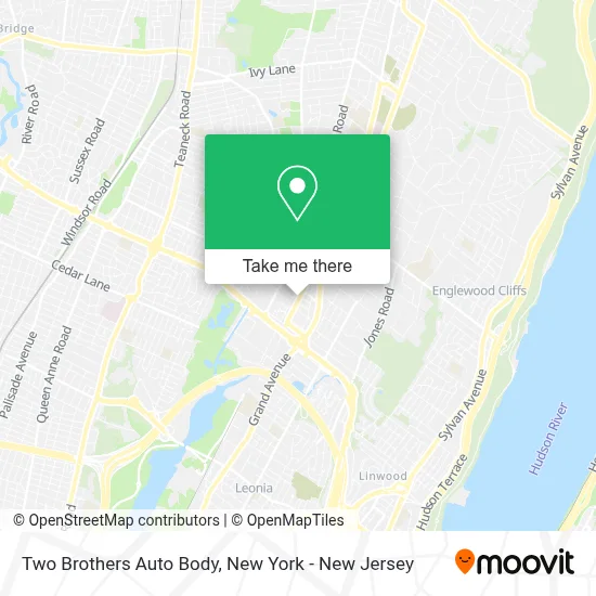 Two Brothers Auto Body map