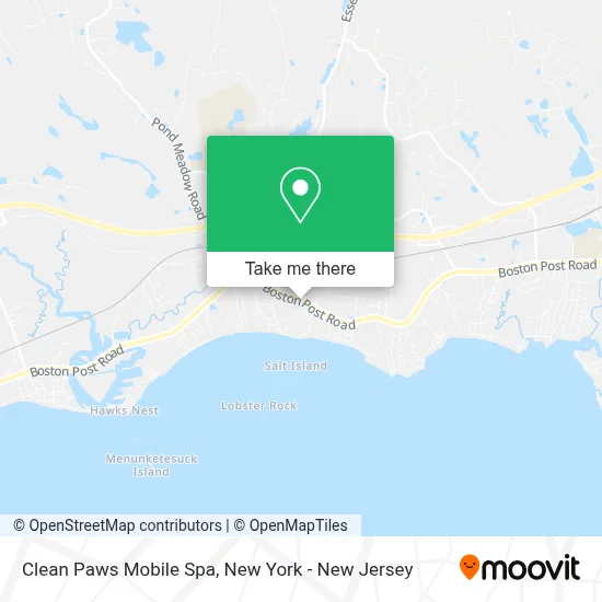 Clean Paws Mobile Spa map