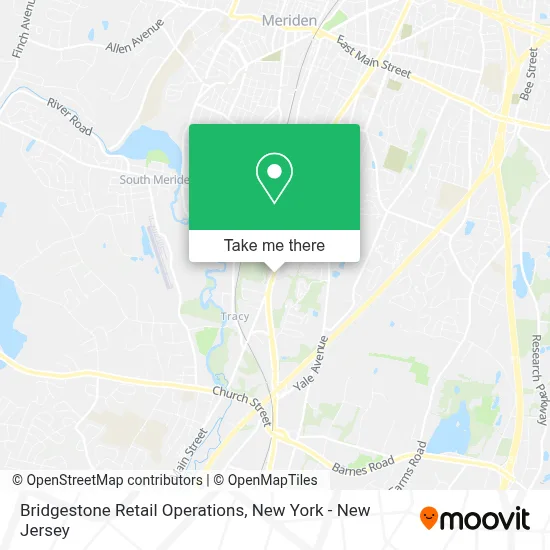 Bridgestone Retail Operations map