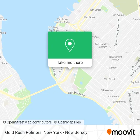 Gold Rush Refiners map