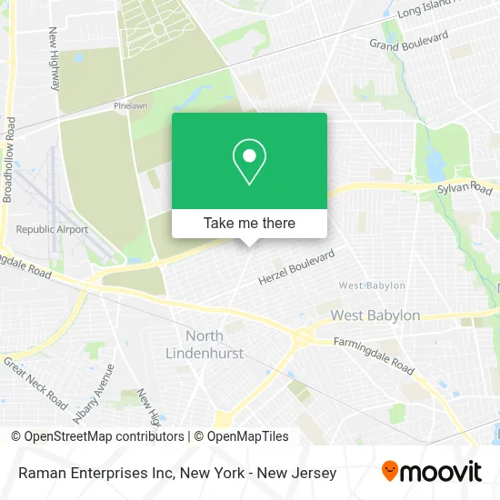 Raman Enterprises Inc map