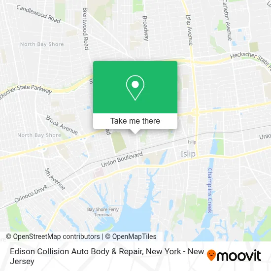 Edison Collision Auto Body & Repair map