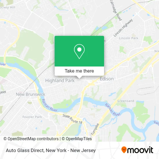 Auto Glass Direct map