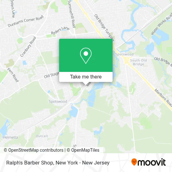 Ralph's Barber Shop map