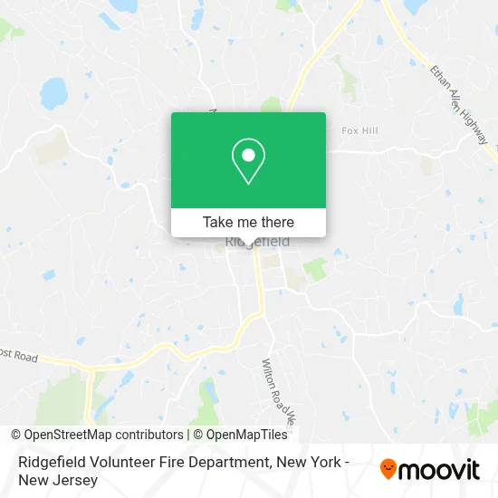 Ridgefield Volunteer Fire Department map