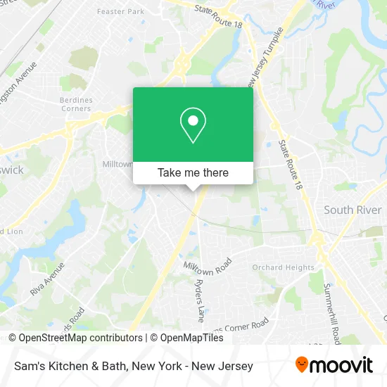 Sam's Kitchen & Bath map