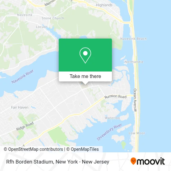 Rfh Borden Stadium map