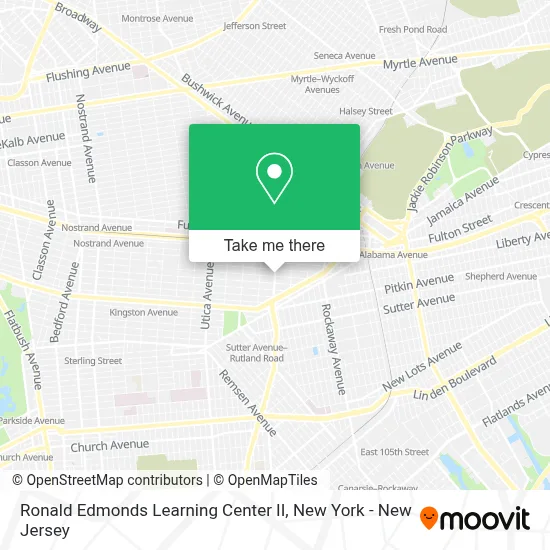 Ronald Edmonds Learning Center II map