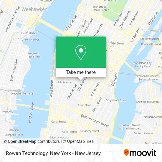 Rowan Technology map