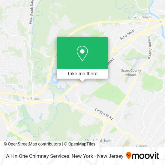 All-In-One Chimney Services map