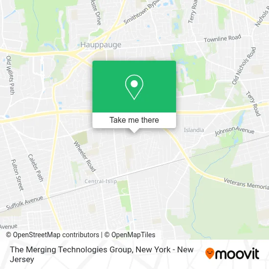 The Merging Technologies Group map