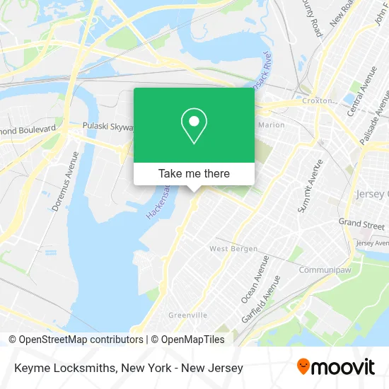 Keyme Locksmiths map