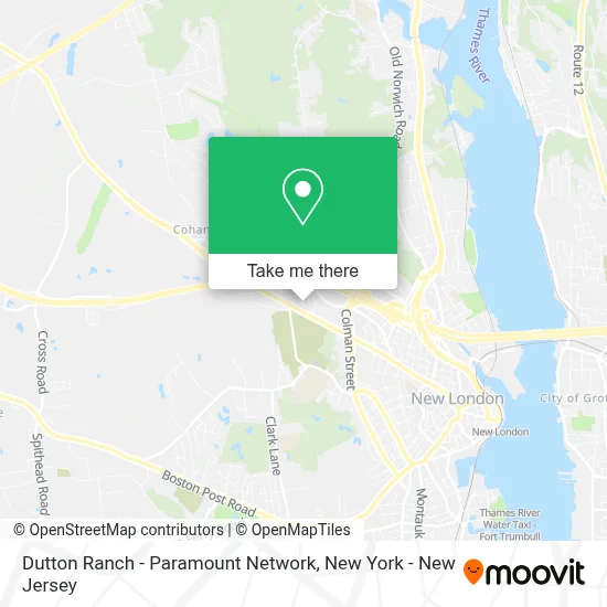 Dutton Ranch - Paramount Network map