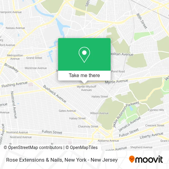 Rose Extensions & Nails map