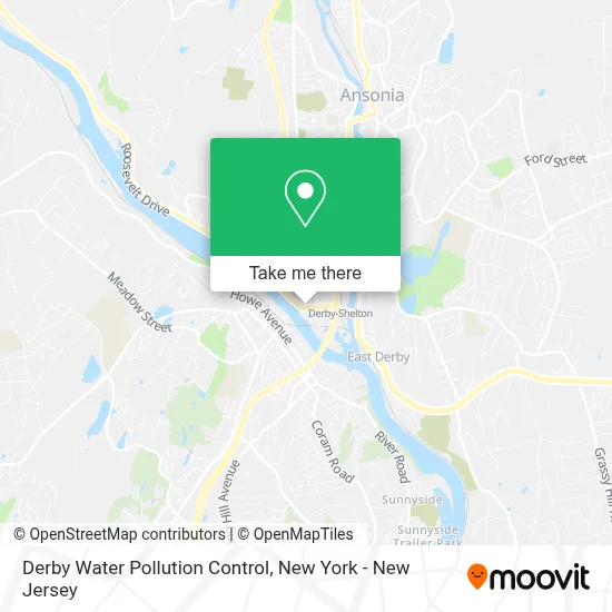 Derby Water Pollution Control map