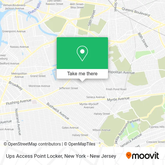 Ups Access Point Locker map