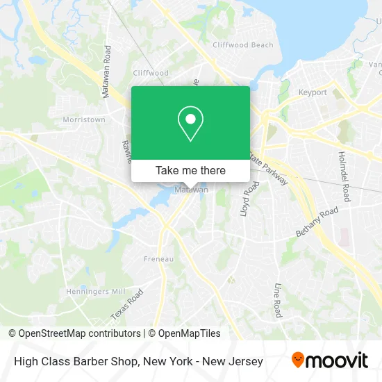 High Class Barber Shop map