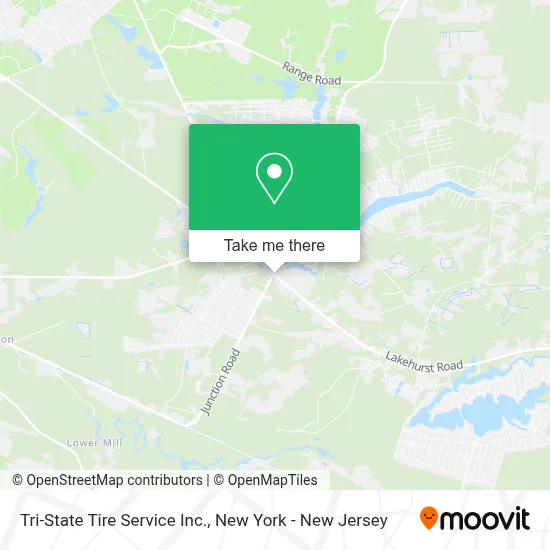Tri-State Tire Service Inc. map