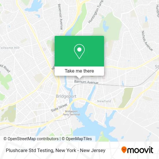 Plushcare Std Testing map