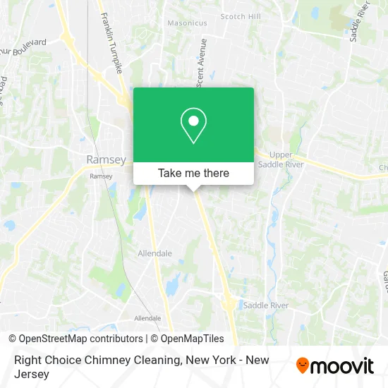 Right Choice Chimney Cleaning map