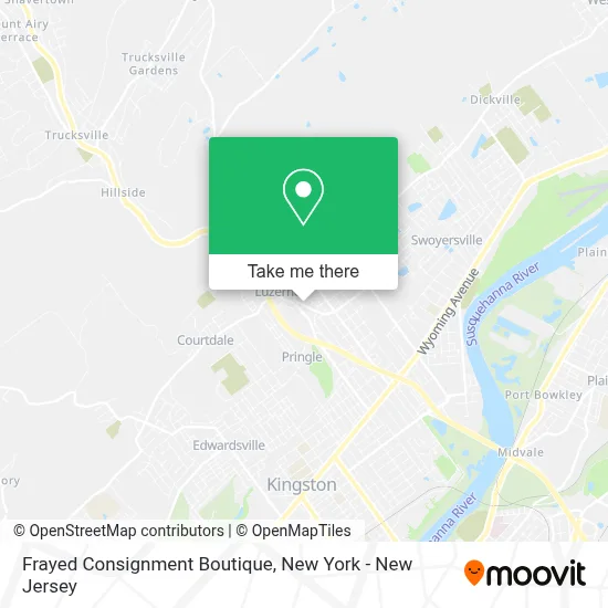 Frayed Consignment Boutique map