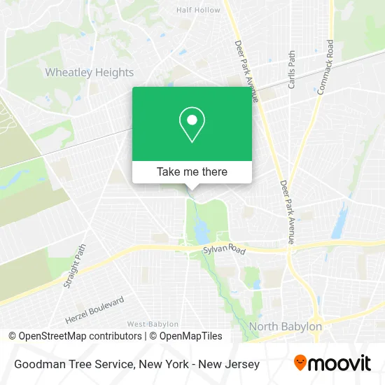 Goodman Tree Service map