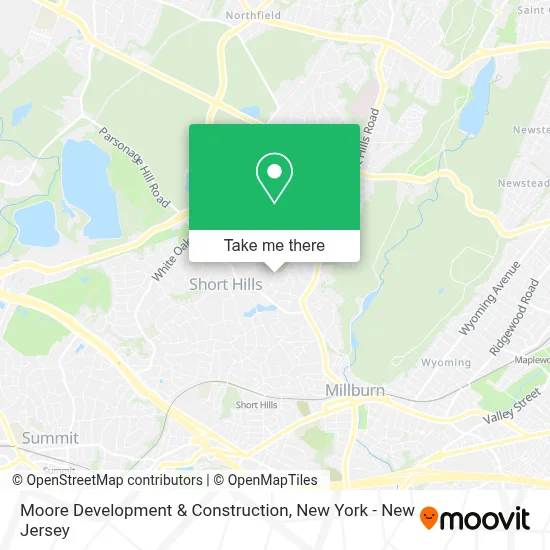 Moore Development & Construction map