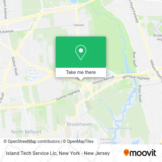 Island Tech Service Llc map