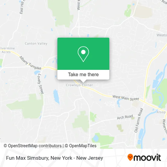 Fun Max Simsbury map