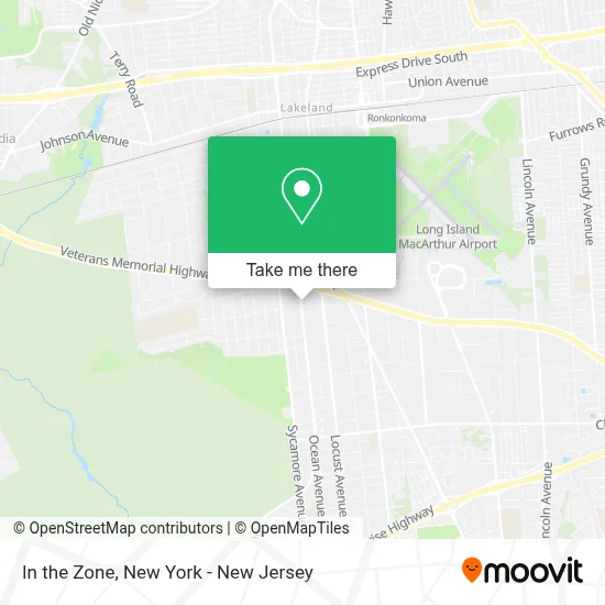 In the Zone map