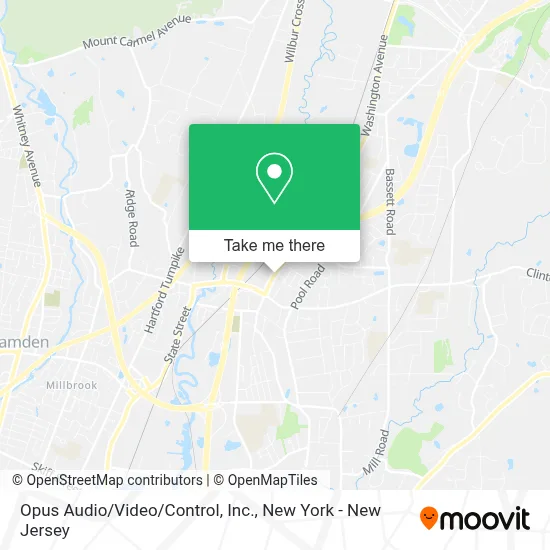 Opus Audio/Video/Control, Inc. map