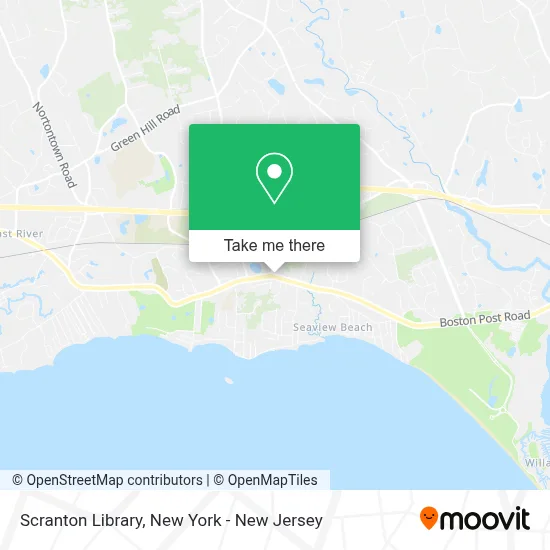 Scranton Library map