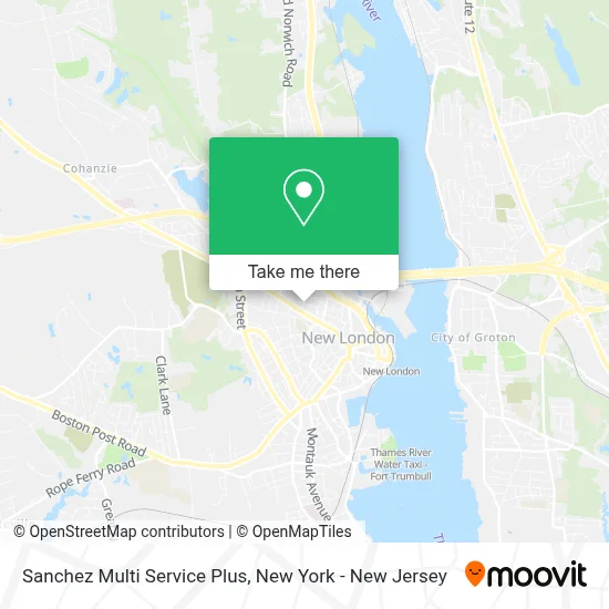Sanchez Multi Service Plus map