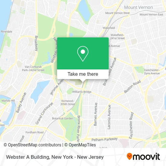 Webster A Building map