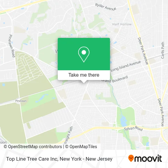 Top Line Tree Care Inc map