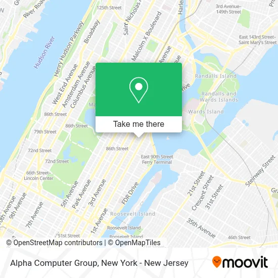 Alpha Computer Group map