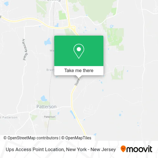 Ups Access Point Location map