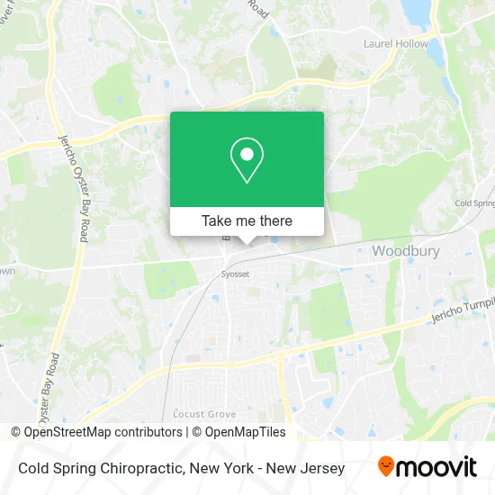 Cold Spring Chiropractic map