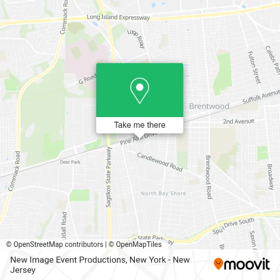 New Image Event Productions map