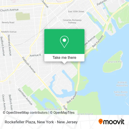 Rockefeller Plaza map