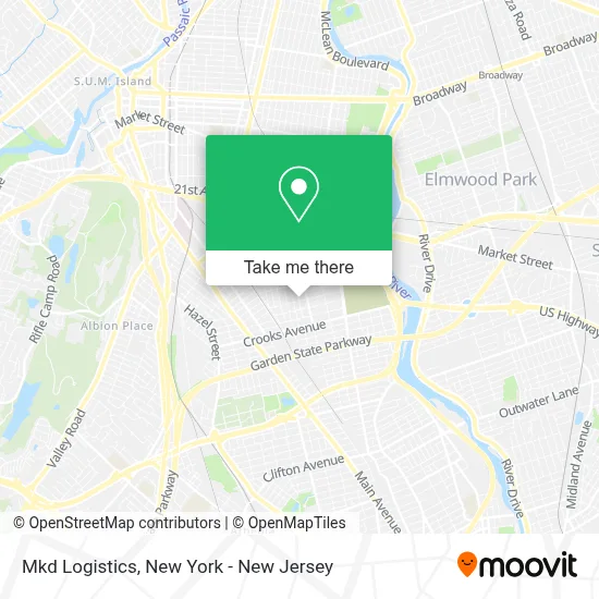 Mkd Logistics map
