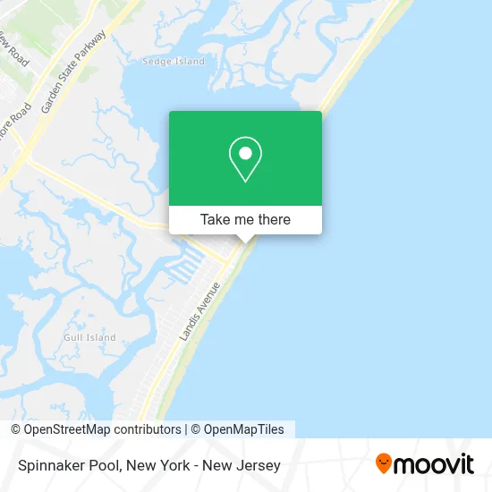 Spinnaker Pool map