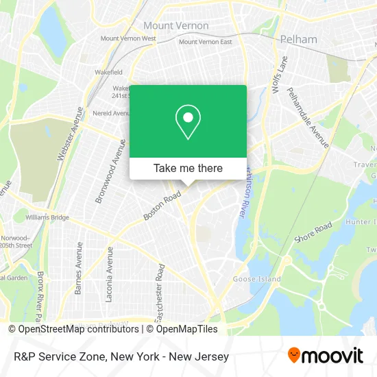 R&P Service Zone map