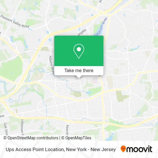 Ups Access Point Location map