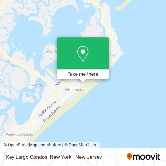 Key Largo Condos map