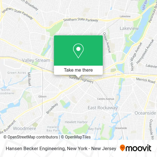 Hansen Becker Engineering map