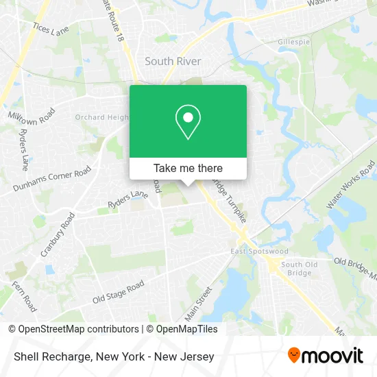 Shell Recharge map