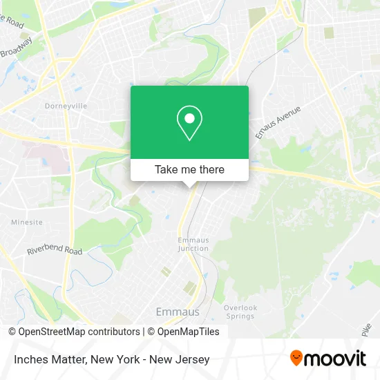 Inches Matter map