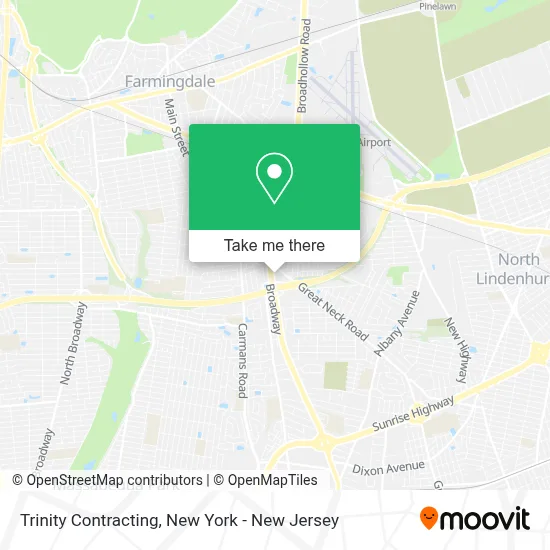 Trinity Contracting map