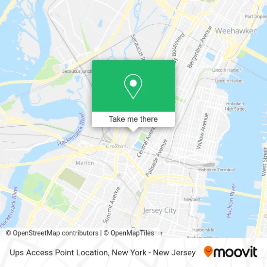 Ups Access Point Location map